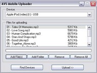 AVS Mobile Uploader screenshot